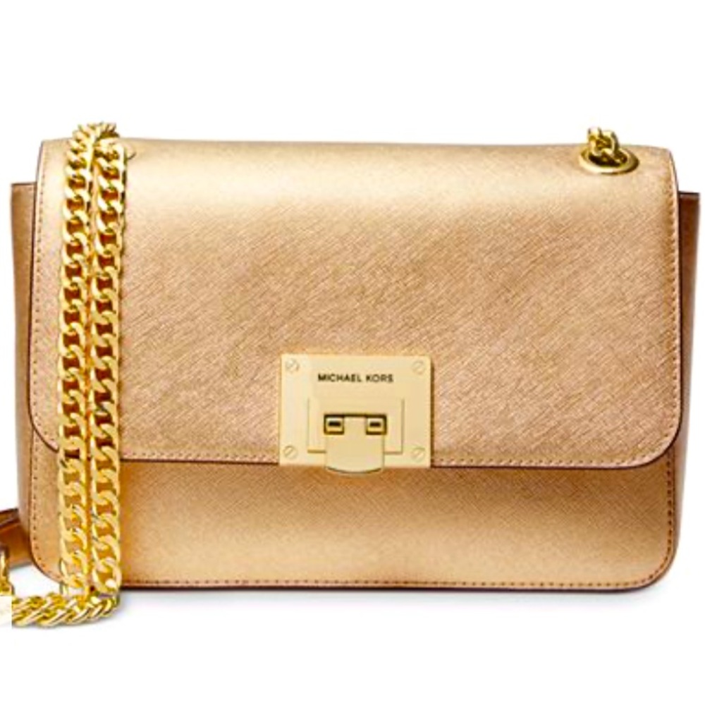Michael Kors Gold convertible chain purse
